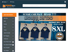 Tablet Screenshot of bigmandistro.com